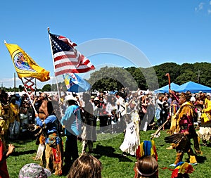 Grand Entry at Shinnecock POW WOW
