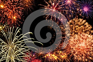 Grand fireworks display