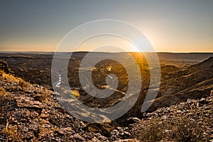 The Grand Fish River Canyon of Namibia