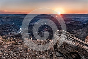 The Grand Fish River Canyon of Namibia