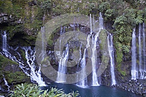 Grand Galet Falls in Saint-Joseph, Reunion Island photo