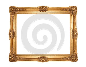 Grand gold gilt ornate rococo frame