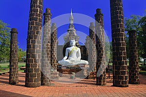 The Grand Hall of Wat Maha That, Sukhothai, Thaila photo