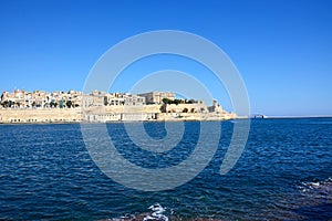 The Grand Harbour, Valletta.