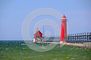 Grand Haven South Pierhead Inner Light, built in 1905 photo