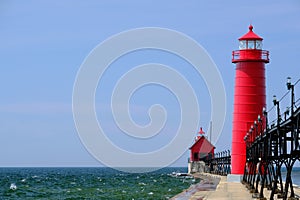 Grand Haven South Pierhead Inner Light, built in 1905 photo