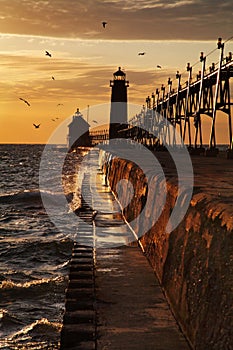 Grand Haven South Pierhead Lighthouse photo