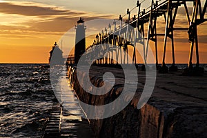 Grand Haven South Pierhead Lighthouse photo