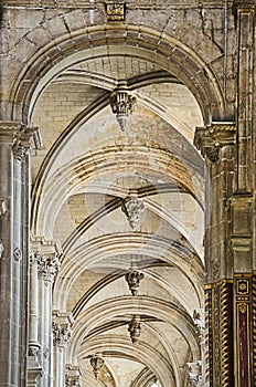 The grand interior of the landmark Saint-Eustache church