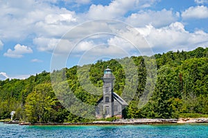 The Grand Island East Channel Lighthouse