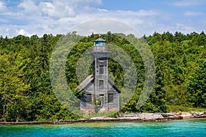 The Grand Island East Channel Lighthouse