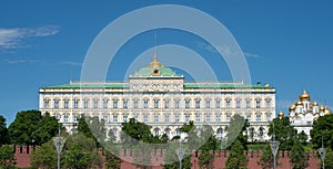 The Grand Kremlin Palace and Kremlin wall