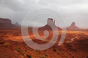 The grand landscape of Monument Valley