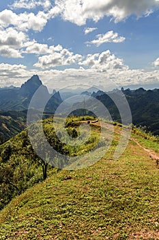 The grand Lanscape in Luang Prabang, Laos