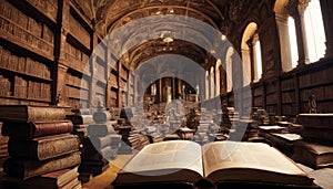 Grand Library Interior