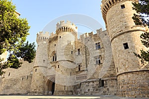 Grand Master Palace in Rhodes, Greece.