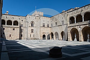 Grand Master s palace at Rhodes, Greece. Dodecanese, destination.