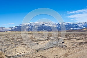 The Grand Mesa in late winter as seen from Reeder Mesa