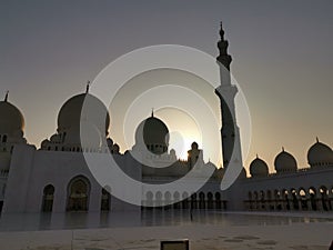 grand mosque abu dhabi UAE