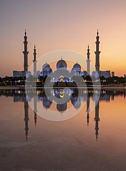 Grand Mosque in Abu Dhabi, UAE