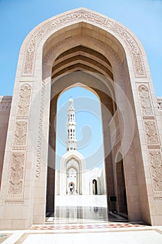 Grand Mosque.Muscat, Oman. photo