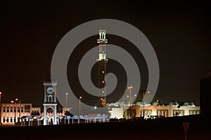 Grand Mosque at night