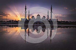 Grand Mosque in Abudhabi UAE