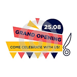 Grand opening, come celebrate with us on 25 August