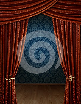 Grand opening curtains