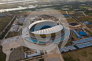 Grand opening of Morodok Techo National Stadium . Cambodia photo