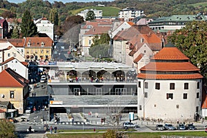 Grand opening of renewed central Maribor marketplace, Slovenia, 18.10.2008