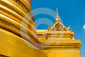 Grand Palace golden stupa detail