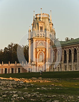 Grand palace in Tsaritsyno
