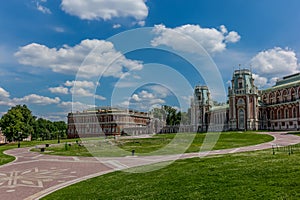 Grand Palace in the Tsaritsyno park in Moscow - 1