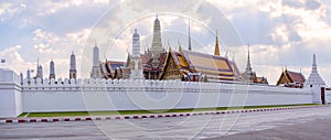 Grand palace and Wat phra keaw at Bangkok, Thailand.