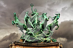 Grand Palais Quadriga statue photo