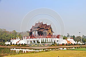 Grand Pavilion in Royal Park Rajapruek in Chiang Mai, Thailand photo