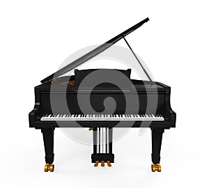 Grand Piano Isolated photo