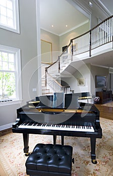 Grand piano living room