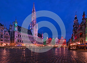 Grand Place - Brussels, Belgium - Festival of flowers