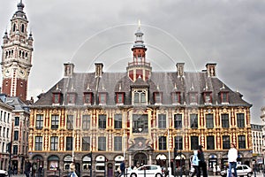 Grand Place in the center of Lille photo