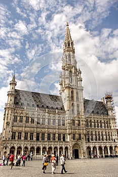 Grand Place or Grote Markt in Brussels photo