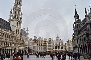 The Grand Place Grote Markt in Burssels, Belgium