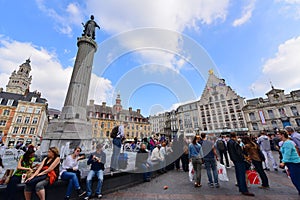 The Grand Place of Lille, France