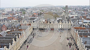 Grand place (town square) in Arras, France.