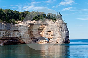 Grand Portal Point along the Pictured Rocks, Superior Lake, Michigan