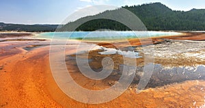 Grand Prismatic Hot Spring in Yellowstone