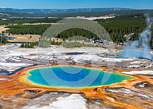 Grand Prismatic Hot Spring Yellowstone National Park