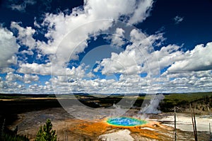 Grand Prismatic Pool at Yellowstone National Park