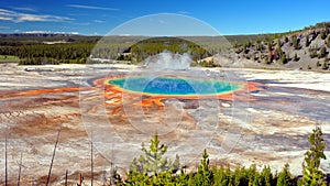 The Grand Prismatic Spring photo